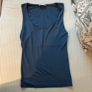 Zara Navy Blue Tank Top